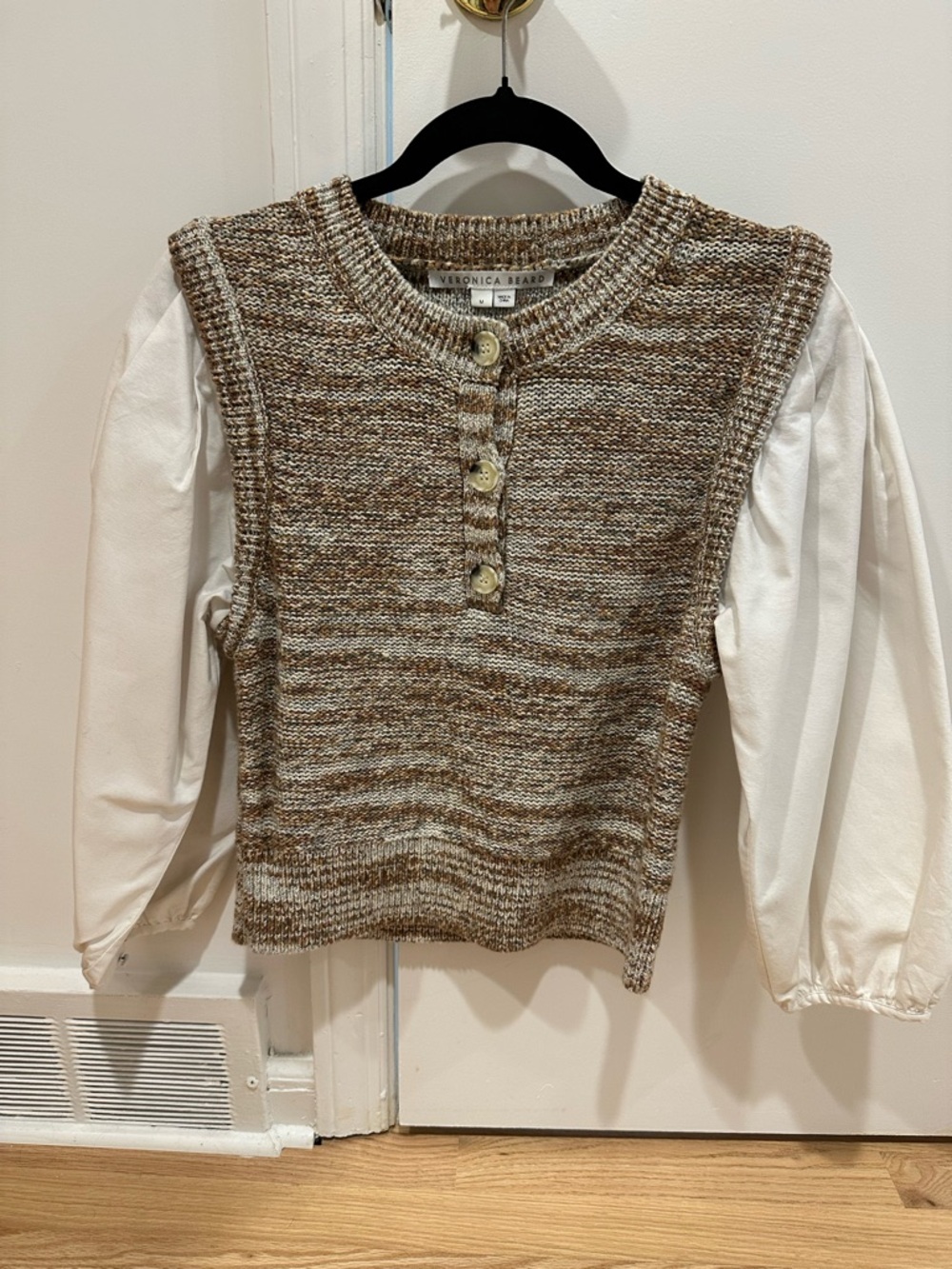 Veronica Beard Tahlea Mixed Media Sweater
